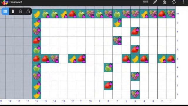 Fruity Words: Crossword Designer App For Android смотреть онлайн