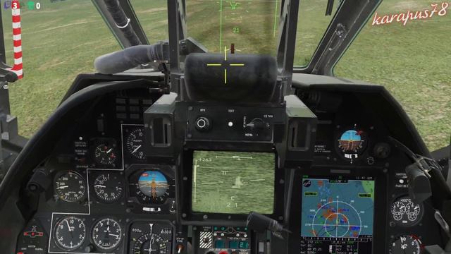 Ка-50-3 Работа пушкой по расчетам ПЗРК. смотреть онлайн