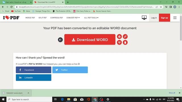 Kako iz PDFa u Word i obrnuto? Kako prebaciti tabelu iz PDFa u Excel i obrnuto? www.ilovepdf.com смотреть онлайн