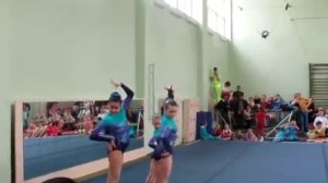 Спортивная акробатика. Женское трио.