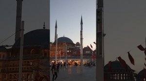 Азан Стамбул қаласы Таксим алаңы/площадь Таксим, Taxim square Azan