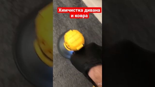 Как почистить ковёр и диван. karcher. Выездная химчистка. Химия #shorts