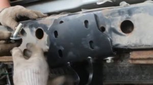 Тойота ПРАДО 120 Toyota Land Cruiser Prado 120 установка фаркопа ИМИОЛА