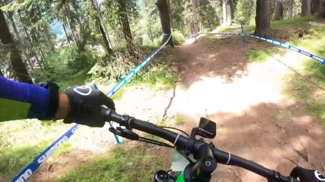 Lenzerheide XCO Course Preview with Luca Schwarzbauer смотреть онлайн