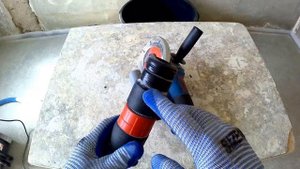 Самодельный пылеотвод для штробления в паре с пылесосом BOSCH GAS 12- 25 PL.
