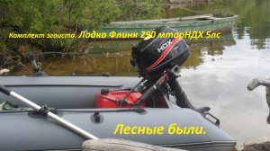 Лодка Флинк 290 л.ф. И мотор НДХ 5л.с 4 такта.Комплект эгоиста.