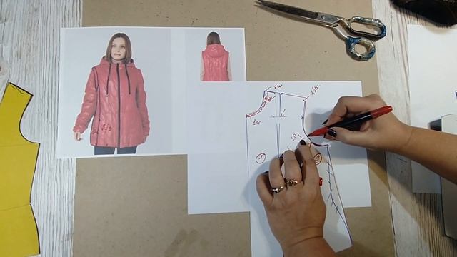 Мода 80 снова в моде.Куртка на синтапоне с отстегивающими рукавами.Уроки по Моделированию