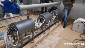 Отопление 5000 м2 электричеством здания спорткомплекса www.koterm.ru