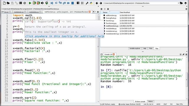7. Functions and Module -Python- #python functions,#learn python,#modules in python