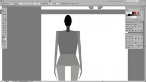 Видеоурок. Шаблон женской фигуры из геометрических форм в Illustrator