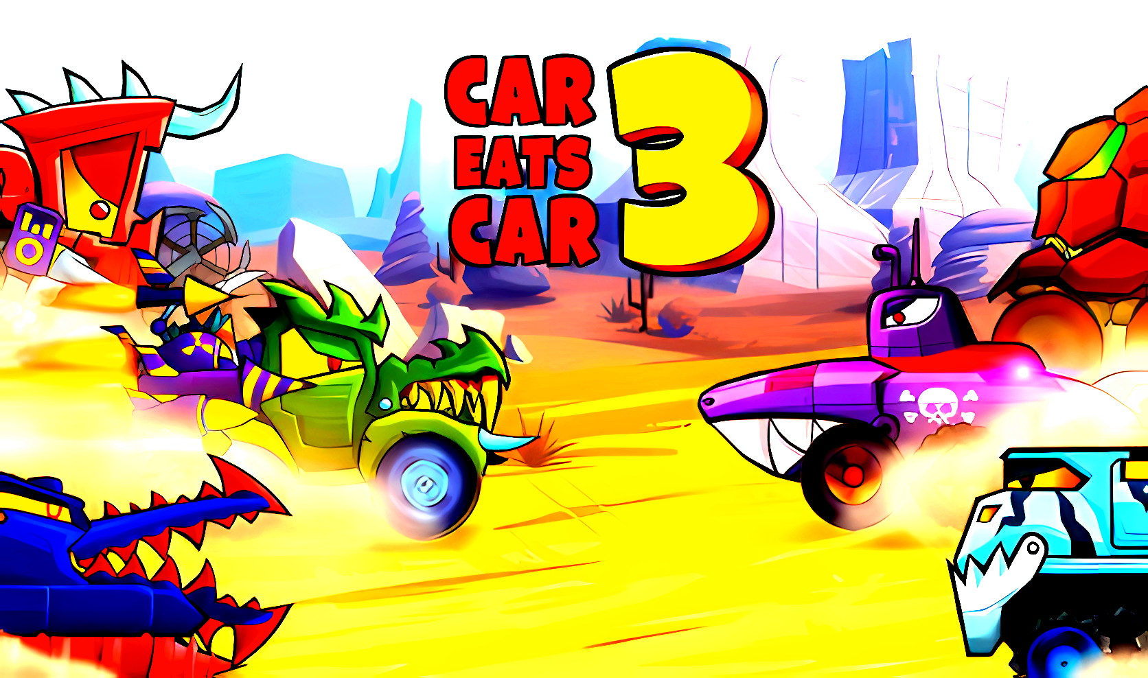 Car Eats Car 3 - Evil Cars геймплей игры для Android🔘🔵🔴 🅰🅽🅳🆁🅾🅸🅳🅿🅻🆄🆂👹 #Car Eats Car 3 смотреть онлайн