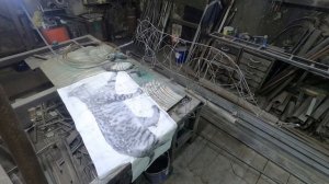 Изготовление фигуры кота из проволоки
