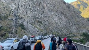Верхний Ларс сегодня, 29.09.2022. Обстановка на границе, огромная очередь