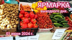 Краснодар - Ярмарка выходного дня на ул. Одесской - цены на продукты - 01 июня 2024 г.