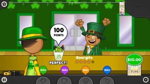 papa's freezeria deluxe | all st. paddy's day ingredients unlocked (perfect day)