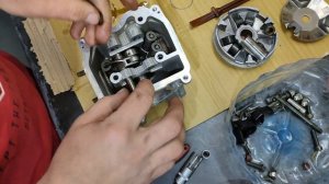 Сборка двигателя Yamaha SA 36 39 Gear Vox