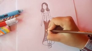 #Art#desainer#fashion Baju kebaya modern+rok batik✏️?