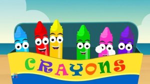 цветные карандаши | цветная песня в россии | выучить названия цветов | Crayons Color Song