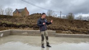 Фундамент на склоне для газобетонного дома