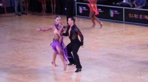 Konstantin Gorodilov - Polina Figurenko, EST | 2021 WDSF European Ch.  Latin | R1 J