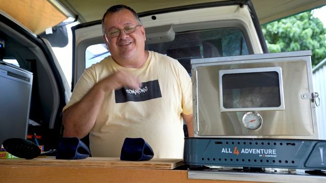 First Cook up in my Winnerwell FastFold Oven using a All4Adventure Inset Cooking Pan Butane Stove смотреть онлайн