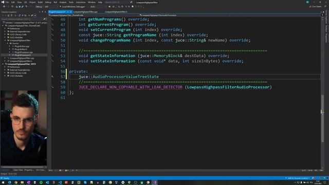 Lowpass and Highpass Filter Plugin with JUCE C++ Framework | Tutorial for Beginners [AudioFX #010]