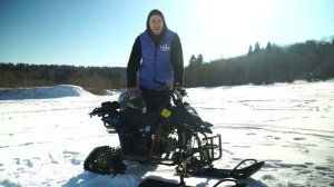 2 в 1. Детский снегоход/квадроцикл Tiger Universal 150 | Обзор