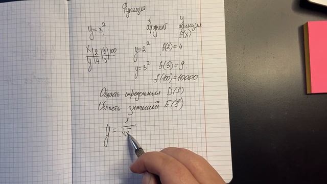 Функция. Область определения и значений, f(x) - что это? смотреть онлайн