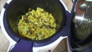 Жаркое с грибами в мультиварке Moulinex Cook4me