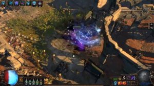 Path of exile. Ведьма с хаос скиллами.