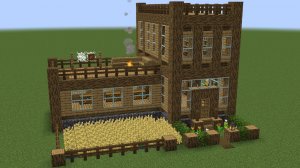 Майнкрафт - Как построить деревянную базу выживания. Minecraft