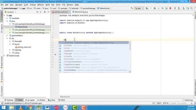 Point of Sales App using Android and Sqlite Login Part 1 смотреть онлайн