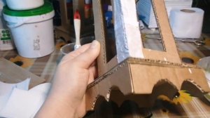 Фонарик из картона, своими руками мастер класс