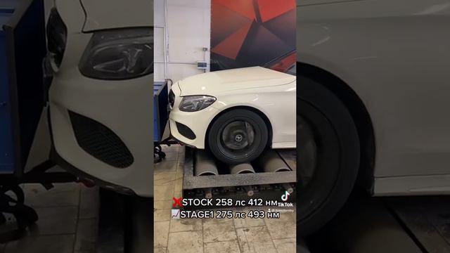 ЧИПТЮНИНГ MERCEDES C300 W205 2.0 T на заводской экологии ?