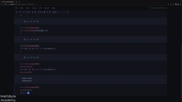 Efficiently Deleting Elements from Lists