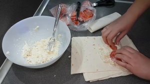 Завтрак из тонкого лаваша. Готовлю в заморозку.