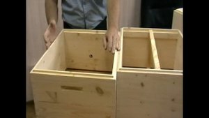Облегченные корпус и магазин деревянного улья