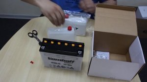 Обзор аккумуляторной батареи для снегоходов Yamaha VK VomBatt YB16AL