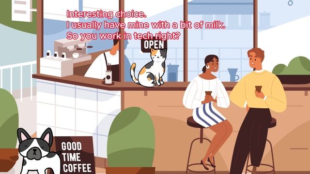 Простой диалог на английском. Диалоги Алекса и Сары. В кафе. #английский #диалоги #наслух смотреть онлайн