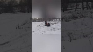 Бездорожье. Самодельный минитрактор переломка 4х4.