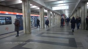 поезд "Синергия" на Новокузнецкой и Щукинской // 15 января 2020