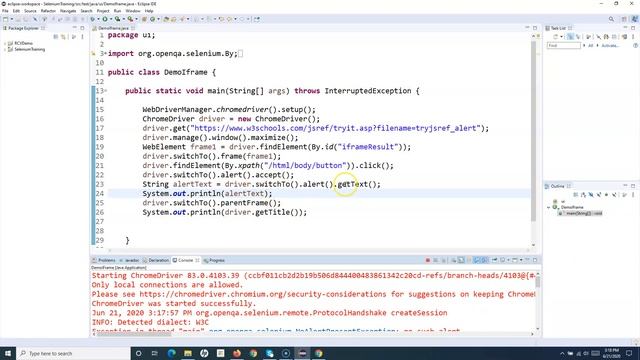 Selenium WebDriver Tutorial #24 - How to Handle Alert Popup in Selenium