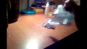 как сделать 3д машинку из бумаги ВАЗ-2115