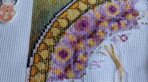 Вышивка крестом. PANNA Аметист. Продвижения по процессу. Без слов!