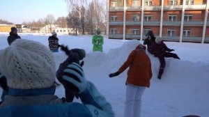 Roda de rua в зимнем капоэйра-лагере