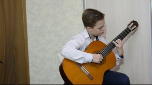 М. Джулиани этюд "Ручеёк", гитара, исполняет Соседко Даниил