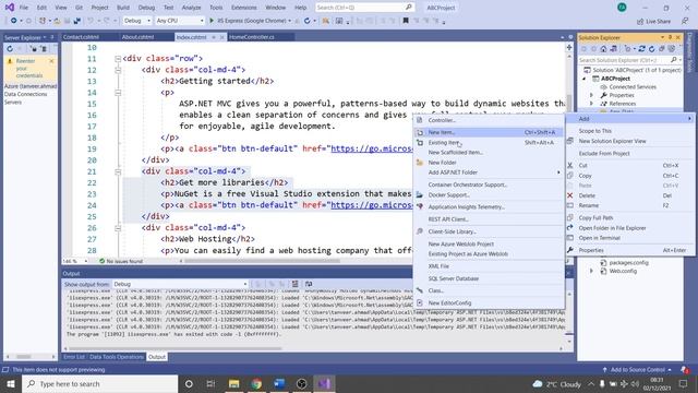 MVC: Model View Controller with Database (SQL Server) P1