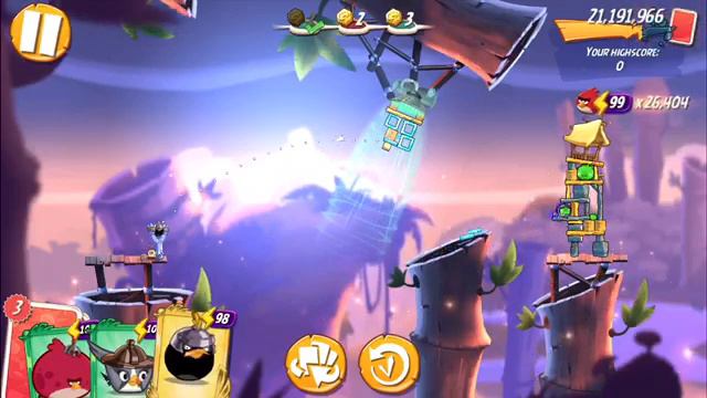 Angry Birds 2 ~ AB2 Mighty Eagle Bootcamp (MEBC) ~ 11-29-19 ~ Fly By Knight смотреть онлайн