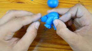Лепим Стича из полимерной глины