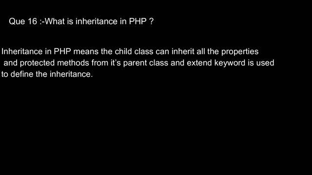 PHP INTERVIEW QUESTION #PART2